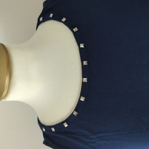 Forever 21 Studded collar tunic